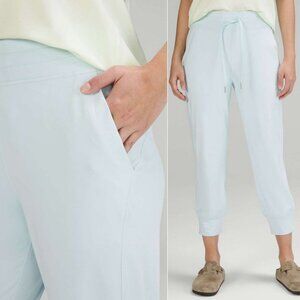 Lululemon Ready to Rulu High-Rise Cropped Jogger Pants Powder Blue